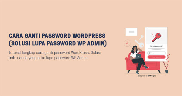 cara ganti password wordpress