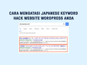 cara mengatasi japanese keyword hack