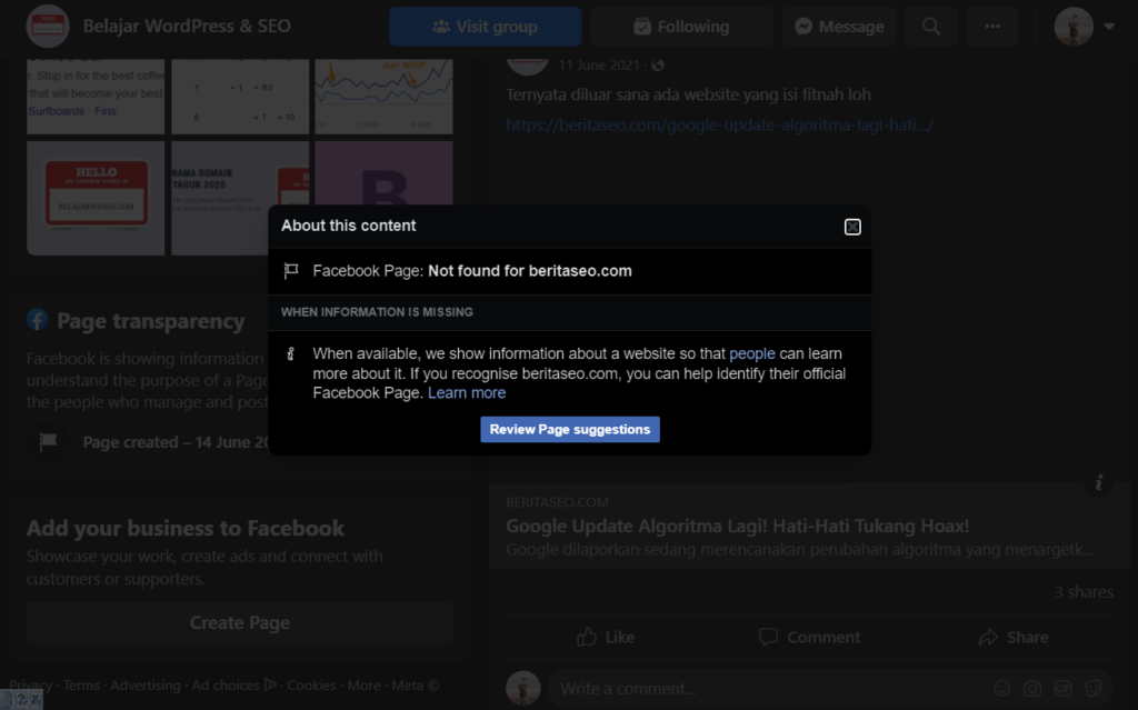 3 Alasan Website Berita & Media Online Kamu Diblokir Oleh Facebook 6